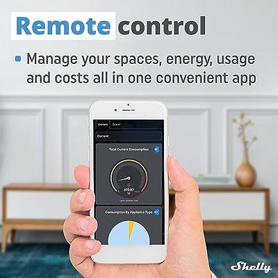 Control a Shelly smart plug remotely (with power monitoring) 
