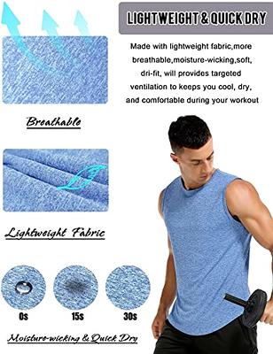 Solid Gym Clothing Men Tank Tops Breathable Compression Sleeveless Shirts  Basketball Quick-dry Gym Shirt Men Bodybuilding Vest