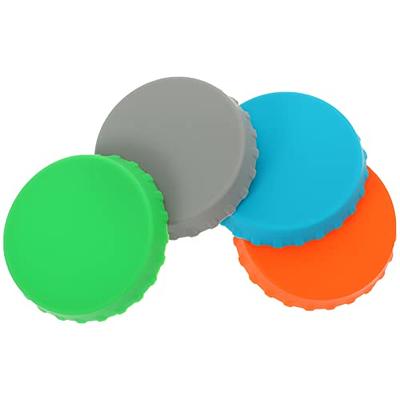 Beer Saver Reusable Silicone Bottle Caps - Set of 6