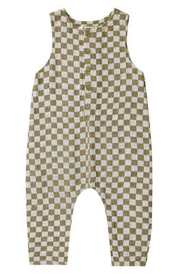 Rylee + Cru Baby to Youth Boys Olive Check S/S Shirt