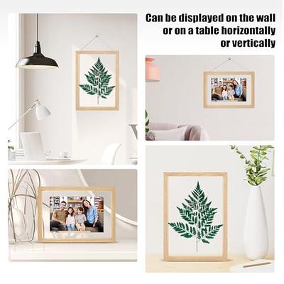 Horizontal Hanging Float Pressed Flower Frame