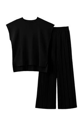 George Regular Men's Pleated Cuffed Microfiber Dress Pants with