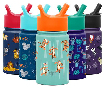 Simple Modern 10oz Summit Kids Water Bottle Thermos with Straw Lid - Dishwasher  Safe Vacuum Insulated Double Wall Tumbler Travel Cup 18/8 Stainless Steel  -Under Construction 