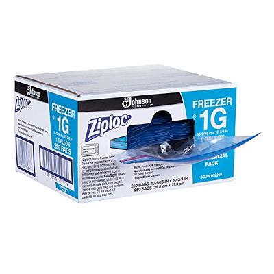 Gallon Double Zipper Bags - 250 Count