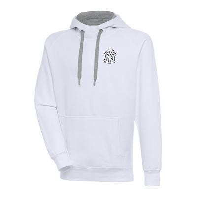 New York Giants Antigua Victory Pullover Hoodie - Heather Gray