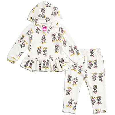 Disney Mickey Mouse Minnie Mouse Infant Baby Girls Pullover Peplum Hoodie &  Pants White 12 Months - Yahoo Shopping