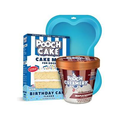 POOCH CAKE Basic Starter Birthday Cake Mix & Cake Mold Kit Dog Birthday  Cake, 10-oz box 