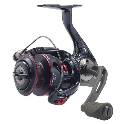  Quantum Smoke Baitcast Fishing Reel, Size 100 Reel, Right-Hand  Retrieve, Large EVA Handle Knobs and Continuous Anti-Reverse Clutch, 10+1  Bearings, 5.1:1 Gear Ratio, Black : Sports & Outdoors