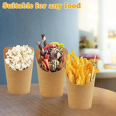 Paper Cups French Cones Holder Food Charcuterie Popcorn Fry For