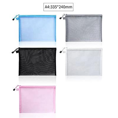 1PC New Waterproof School Cosmetic Handbags Transparent Plastic Box Pen  Holder Bag Makeup Pouch Pencil Case