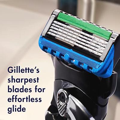 Gillette Fusion5 Razors for Men, 1 Razor, 4 Blade Refills, Lubrastrip for a  More Comfortable Shave