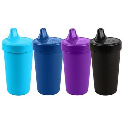 Re Play Made in USA 10 Oz. Sippy Cups for Toddlers, Pack of 4