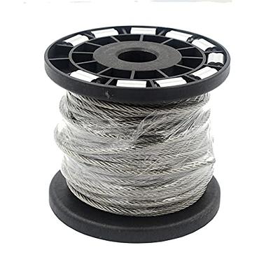 DGOL 50 ft 304 Stainless Steel Cable Wire Rope Diameter 1/8 inch