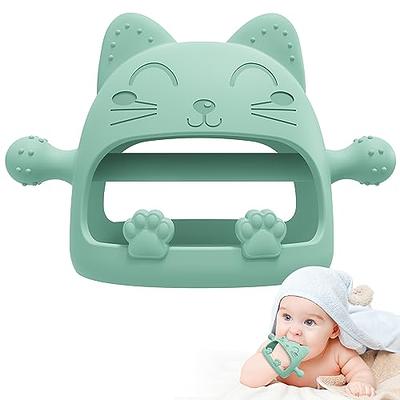 Frida Baby Get-A-Grip Teether | 100% Food-Grade Silicone Teether Toy for  Baby 0-6, 12, 18 Months Infant, Reaches Front, Back, and All New Teeth  Types