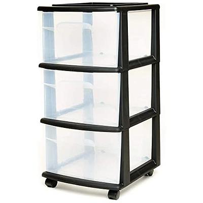The Container Store 15-3/4 x 19-3/4 x 8-1/8 Large Peacock Tint Stacking Drawer - Each