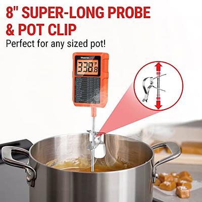 Deep Fry Thermometer With Pot Clip Instant Read Food Thermometer