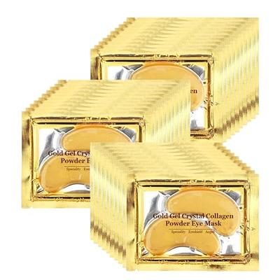 24K Gold Under Eye Patches for Puffy Eyes Treatment 18 Pairs w/Serum Vials,  Under Eye Masks for Dark Circles and Puffiness, Eye Gel Pads w/Caffeine