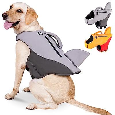 Dog Helios 'Tidal Guard' Multi-Point Strategically-Stitched Reflective Pet Dog Life Jacket Vest (Medium - Orange)