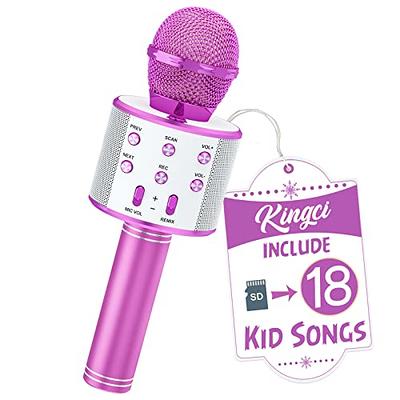 Kids Karaoke Microphone Machine Toy, 4-12 Years Old Girls Christmas  Birthday Gift for Boys Girls,Karaoke Toys Gifts for Boys Girls Ages 4, 5,  6, 7, 8, 9, 10, 12 +Year Old Birthday Party. 