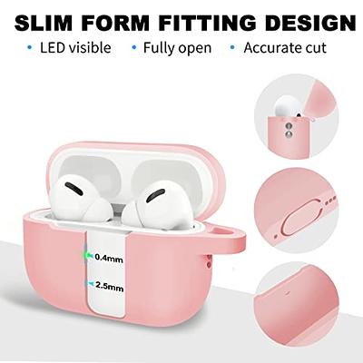 SNBLK Compatible with AirPods 3rd Generation Case Cover 2021, Soft Silicone  Shock-Absorbing Protective AirPods 3 Case Skin with Keychain, Support
