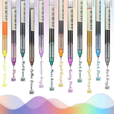  Jinja Brands 12 PCS Retractable Gel Pens Set with Black Ink - Best  Pens for Smooth Writing & Comfortable Grip - Cute Pens for Journaling -  Great for School, Office, or