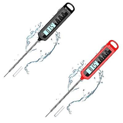 DOQAUS Meat Thermometer Digital, IPX6 Waterproof Instant Read Thermometer  for Cooking Kitchen Food Candy with Super Long Probe for Grill BBQ Steak