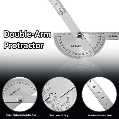 Right Angle Ruler, 300mm Aluminium Alloy Thickened 90 Degree Right