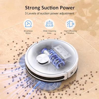  OKP Robot Vacuum Cleaner Lidar Robotic Self Charging Vacuum  Robot with Lidar Navigation Strong Suction for Hard Floors, Blue