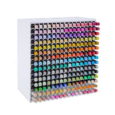 SANFURNEY Art Marker Storage Rack for 240 Markers, Watercolour Brushes Pens  Color Pencils Organizer Holder for Desk - Yahoo Shopping