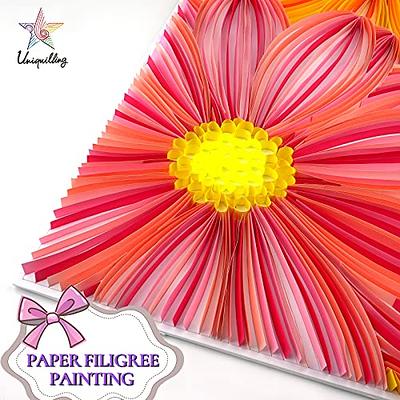 Uniquilling Quilling Paper Quilling Kit for Adults Beginner 16*20