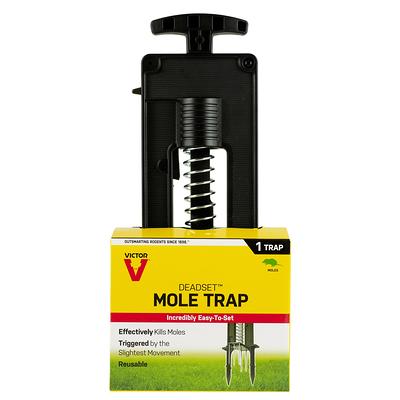 Tomcat Mole Trap BioSafe Design Professional Grade Safer Easier - No Blood