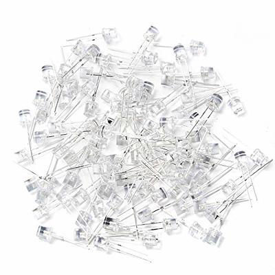 CHANZON 100 pcs 5mm Green Flat Top LED Diode Lights (Clear Transparent  Lens) Bright Lighting Bulb Lamps Electronics Components Indicator Light  Emitting Diodes - Yahoo Shopping