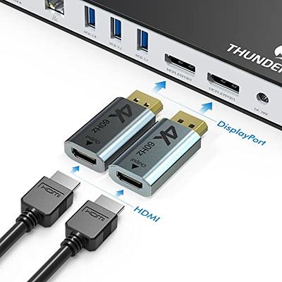 Plugable Thunderbolt™ 3 Dual Display HDMI 2.0 Adapter for Mac and Windows