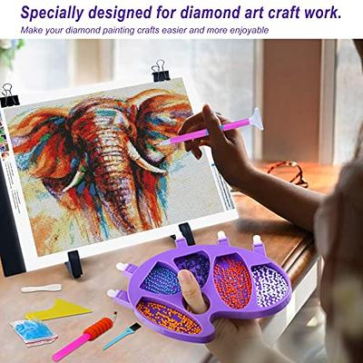 Palette Diamond Painting Tray Kits, WJCJTJL 5 Section Palm Organizer,  Accessories & Tools for Glitter Rhinestones/5D Embroidery/Bead Storage/DIY  Art - Yahoo Shopping