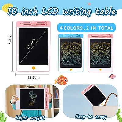 LCD Writing Tablet, 2 Pack 8.5 inch Colorful Doodle Board Drawing Pad for Kids, Drawing Tablet Girls Toys Age 6-8, Educational Kids Toy, Birthday Gift