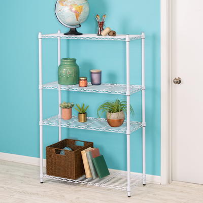 Honey Can Do 4 Tier Storage Shelf - White