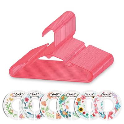 10PCS Baby Kids Toddler Velvet Hangers Bulk Non Slip Clothes