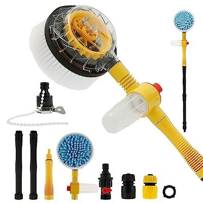 Car Wash Brush Water Spray Cleaning Tool Soft Bristle Long-handled Duster