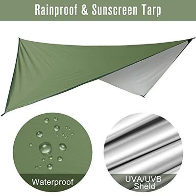 Sunyear Hammock Camping with Rain Fly Tarp and Net Portable