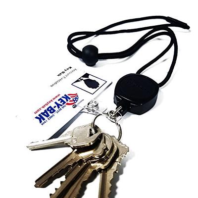 KEY-BAK Sidekick Retractable Badge Reel and Keychain Breakaway Lanyard with  a Key Ring and Twist-Free Clear I.D. Badge Holder on a Retractable Lanyard,  Model Number: 0KB1-0A44 - Yahoo Shopping