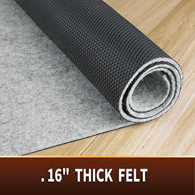 Doublecheck Products Non Slip Area Rug Pad for Hardwood Floors Size 2 x 8 Extra Strong Grip and Thick Padding