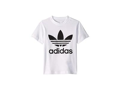 adidas Originals Shopping T (White/Black) Kids Trefoil Shirt Yahoo Kid\'s - Tee (Infant/Toddler)