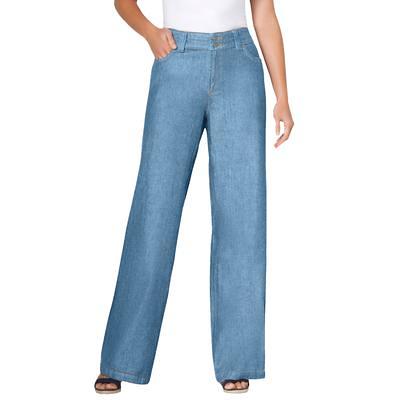 Plus Size Women's Capri Stretch Jean by Woman Within in Indigo