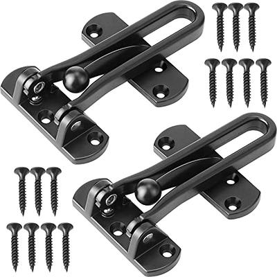 SAISN Door Reinforcement Lock Latch Swing Bar Lock for Home Security Front Door  Locks for Kids Thicken Solid Aluminium Alloy (Black, 2 Pack) - Yahoo  Shopping