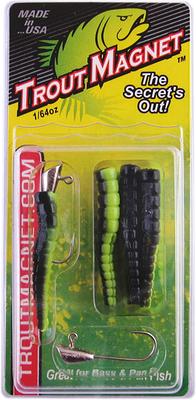 Leland's Trout Magnet E.F. Lead Free Soft Bait - 9 Piece Pack, Black/Green  - Yahoo Shopping