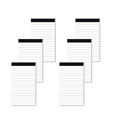 12 Pack Notepads 4x6 College Ruled Lined Note Pads 4x6 Small Writing Pads  for Work Scratch Pads 80 GSM Paper Pads White Pads of Paper Tablets Lined