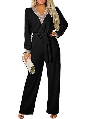  Cafuvv Black Jumpsuit For Women Summer 2024 Pantalones