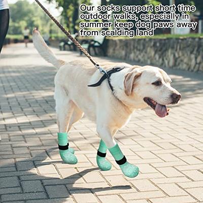 BEAUTYZOO Anti Slip Dog Socks for Hardwood Floors 