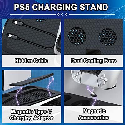  SIKEMAY PS5 Slim Cooling Stand with Controller
