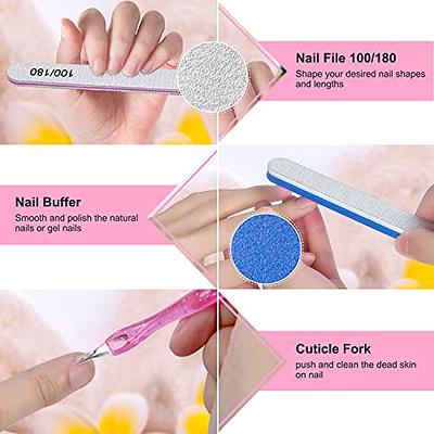 Gellen Nail Tips And Glue Gel Kit Gel x Nail Kit 480Pcs Colored Almond Fake  Nails Portable LED Nail Lamp Solid Nail Glue Gel Nail Extension Kit Girly  Nude Pink Gel Nail